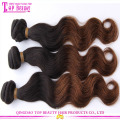 Venda por atacado 5a dois Tom ombre cor cabelo weave do cabelo virgem malaio ombre barato cabelo tece